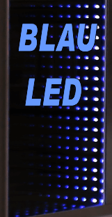 Infinity mirror BLAU